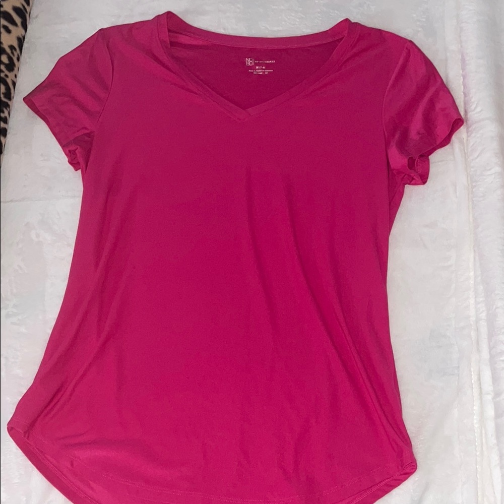 Women's V-Neck Pink Top